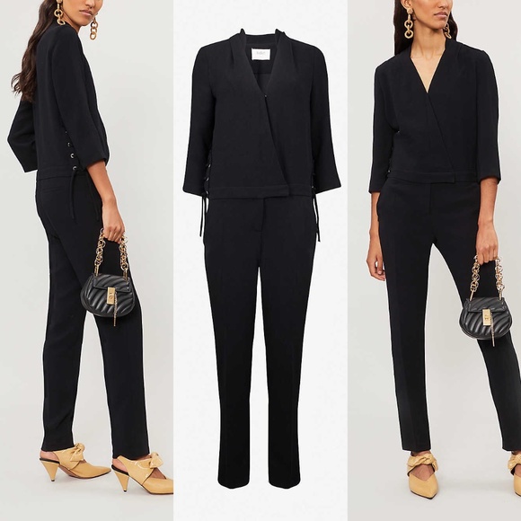 ba&sh Pants - Ba&sh chiara black lace up side jumpsuit FINAL PRICE!! NO OFFERS CONSIDERED